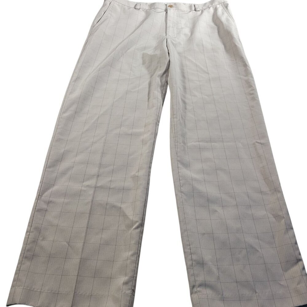 Izod Golf Pants Mens 38x32 Beige Laid Straight Performance